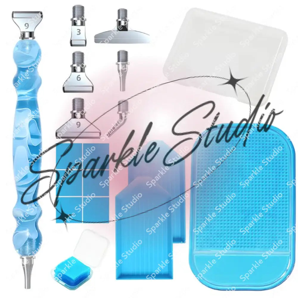 All-In-One Resin Pen Kit Light Blue