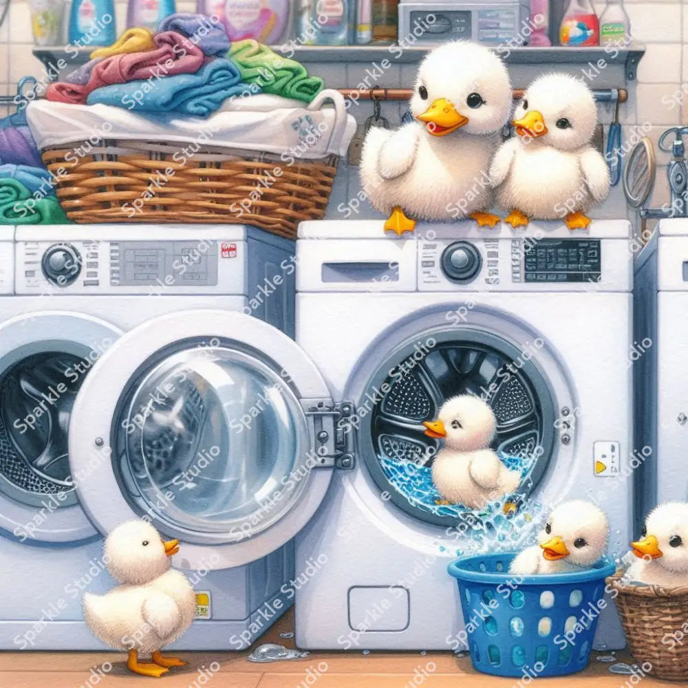 Duckling Laundry Day