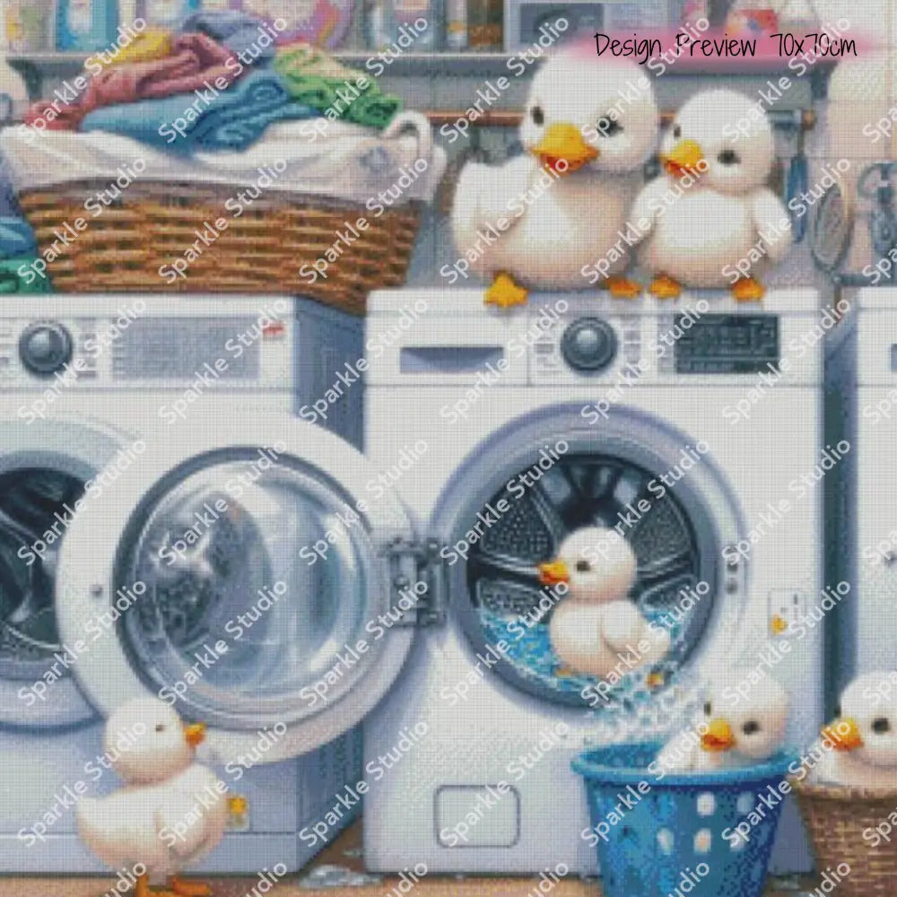 Duckling Laundry Day