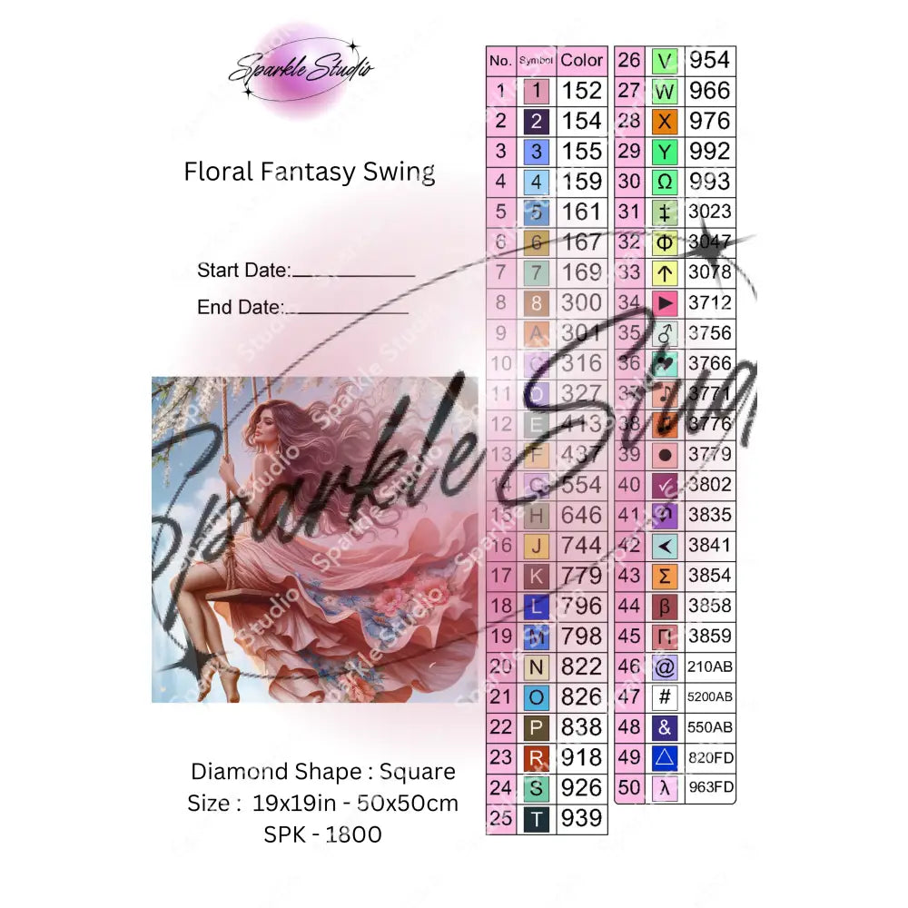 Floral Fantasy Swing