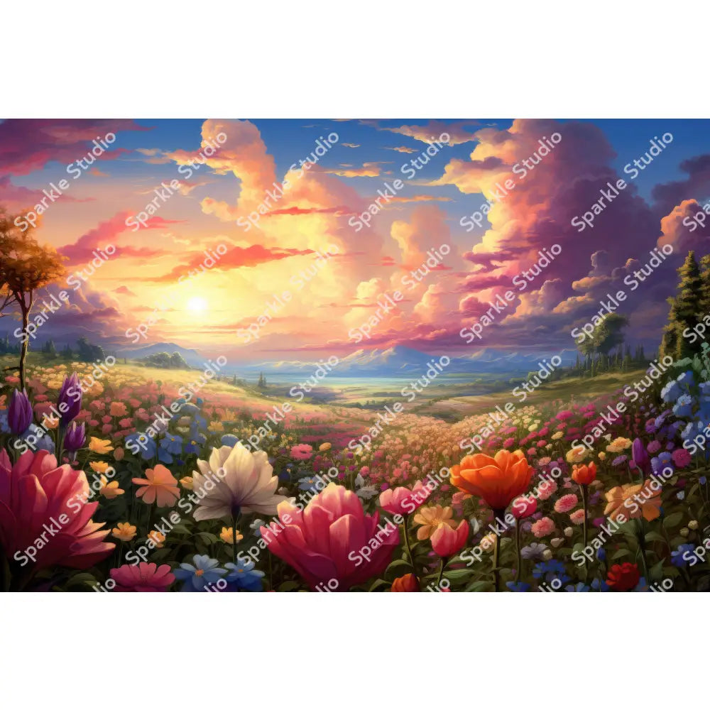 Floral Sunset