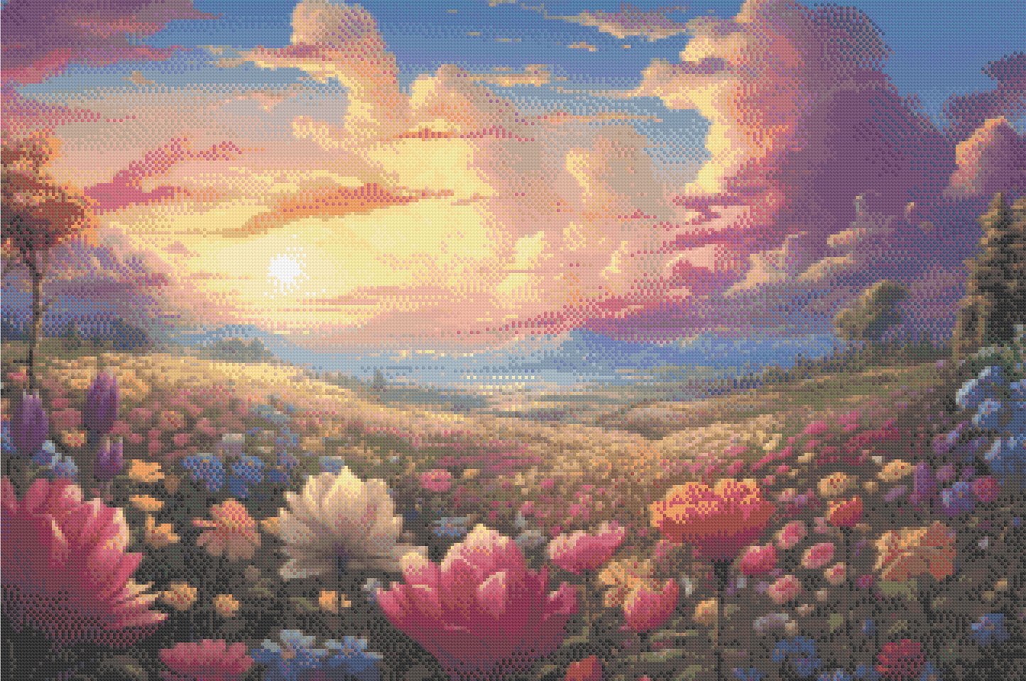 Floral Sunset