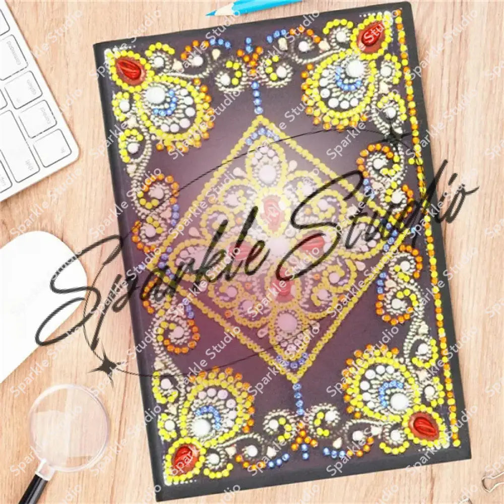 Gemstone Journals Square Mandala