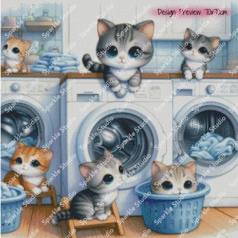 Kitty Laundry Lounge