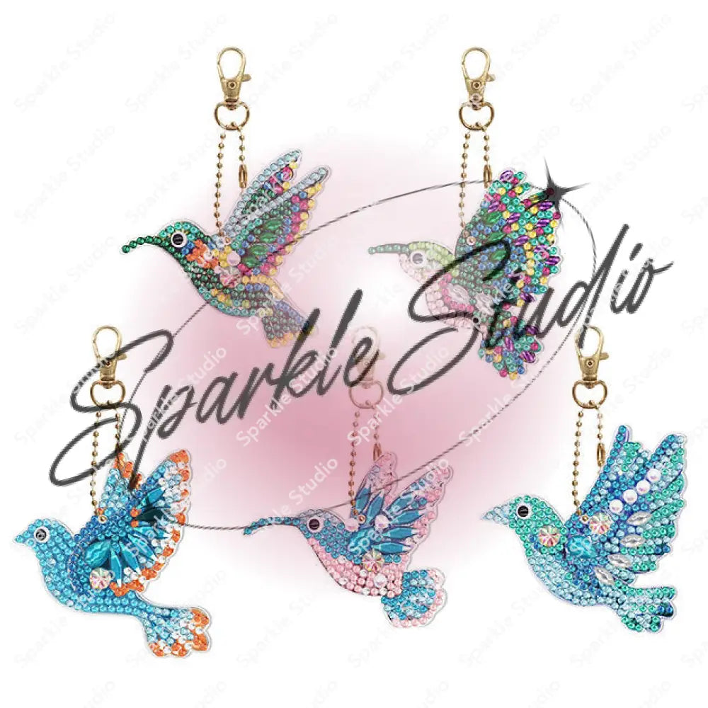 Kolibri Charms Sparkle Keychains