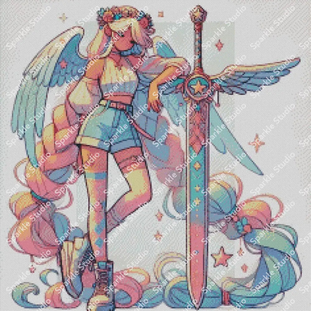 Radiant Valkyrie 23 X In - 60X60Cm / Square Resin Diamonds 5 Special Included