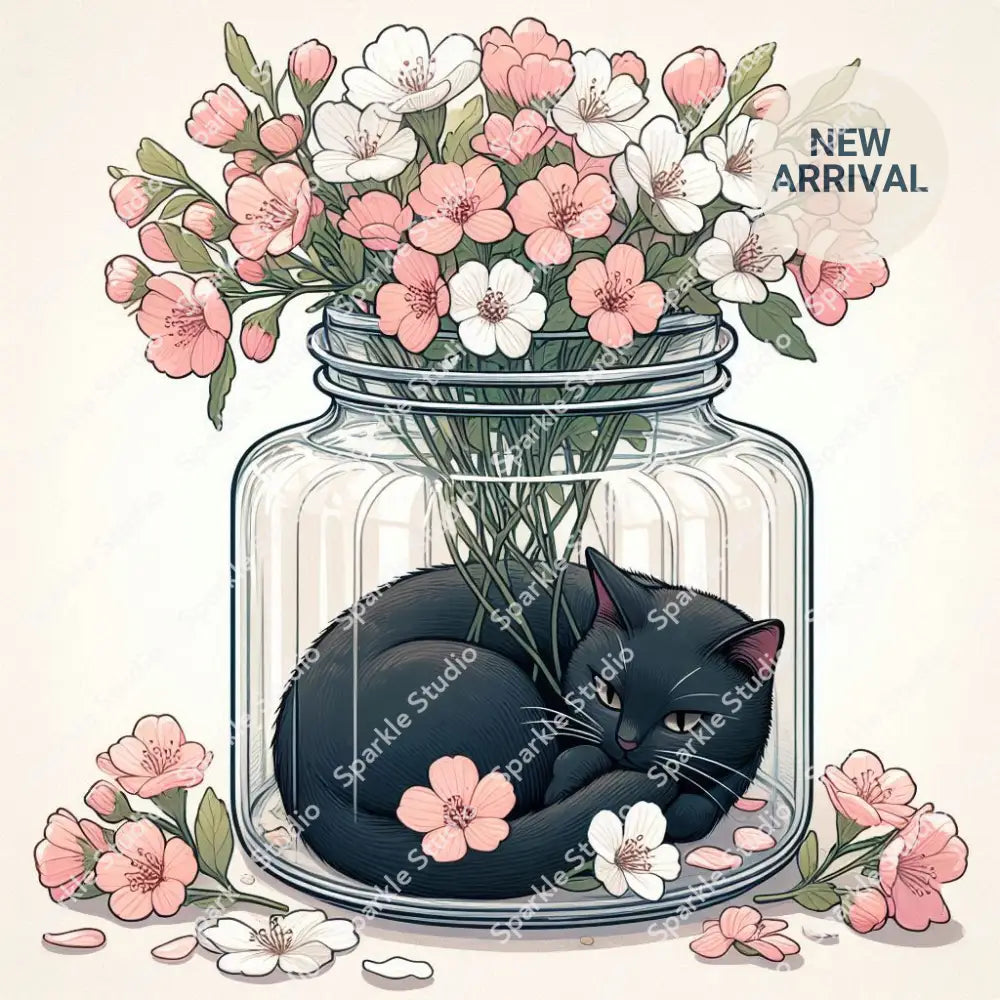 The Flower Jar Cat