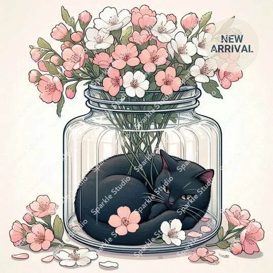 The Flower Jar Cat