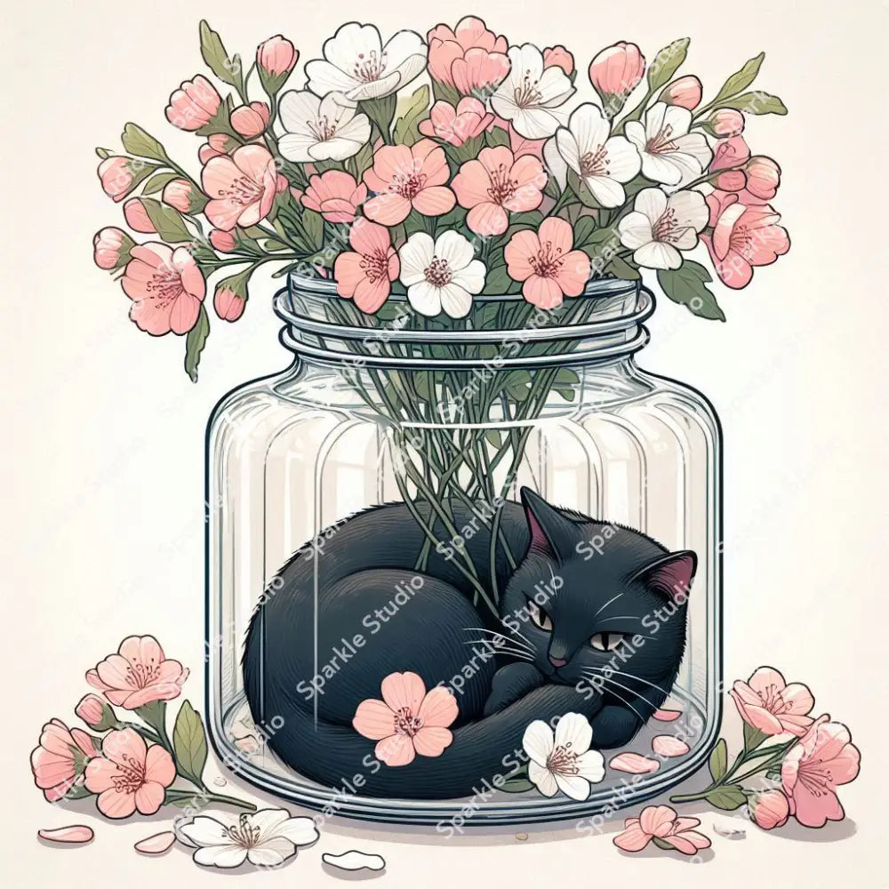 The Flower Jar Cat