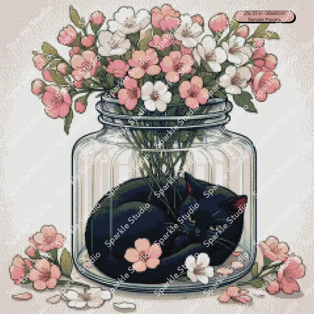 The Flower Jar Cat