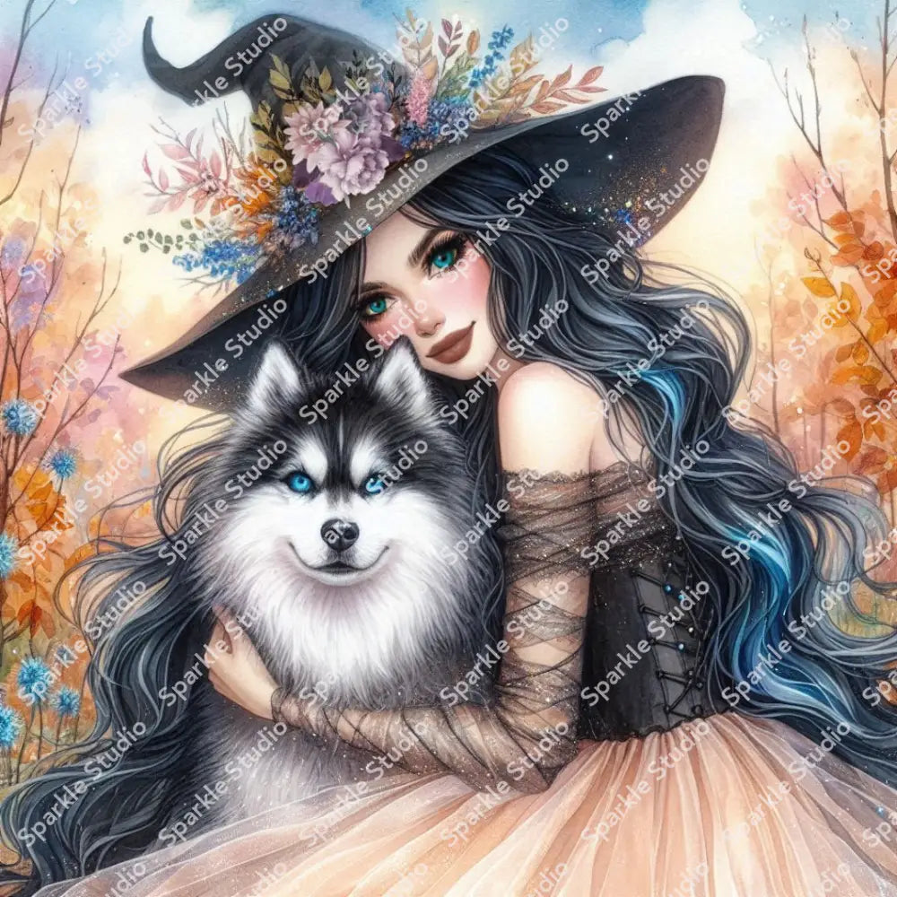 Witches & Puppies: Husky