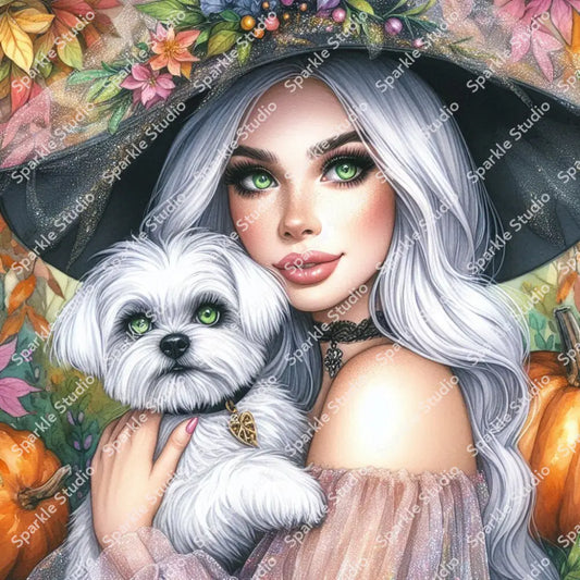 Witches & Puppies: Maltese