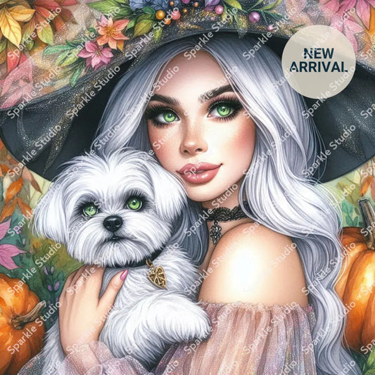 Witches & Puppies: Maltese