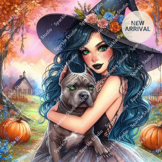 Witches & Puppies: Pitbull