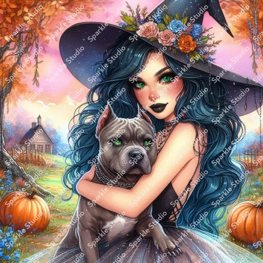 Witches & Puppies: Pitbull